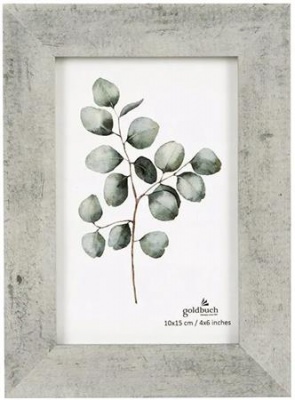 Képkeret, fa, 10x15 cm, "Goldbuch Beton", beton