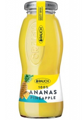 Ananászlé, 100%, szénsavmentes, 0,2 l, RAUCH "Prémium"
