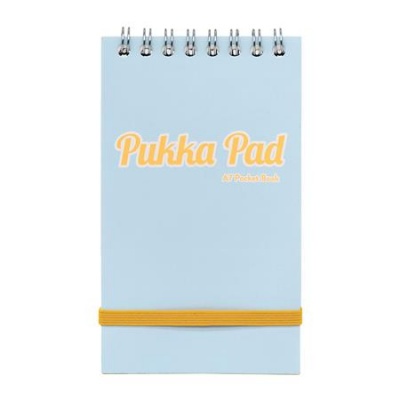 Jegyzetfüzet, A7, vonalas, 50 lap, PUKKA PAD "Pastel", vegyes színek