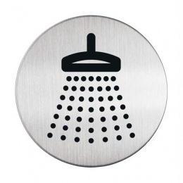 Információs piktogram, öntapadó, DURABLE "Zuhany"