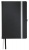 Jegyzetfüzet, A5, kockás, 80 lap, keményfedeles, LEITZ "Style", szaténfekete